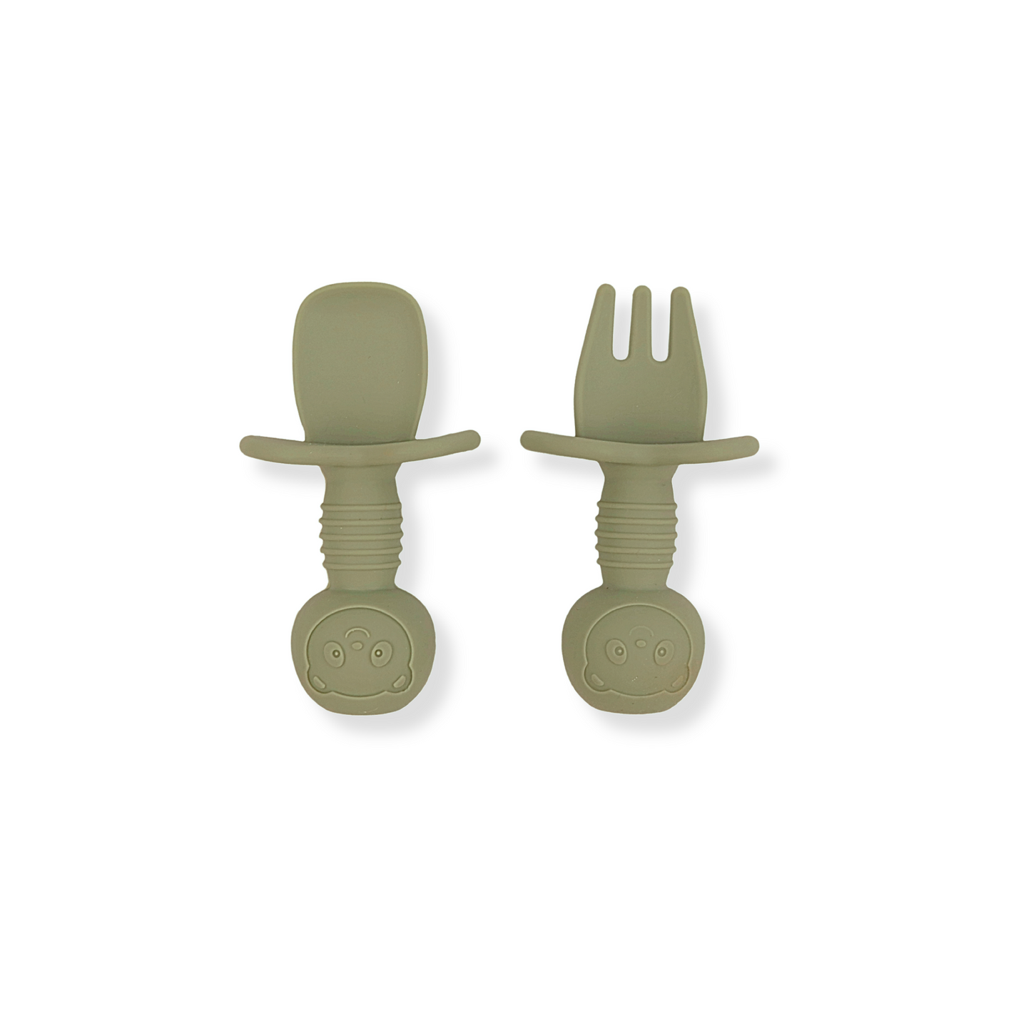 Par de cubiertos tope | Olive