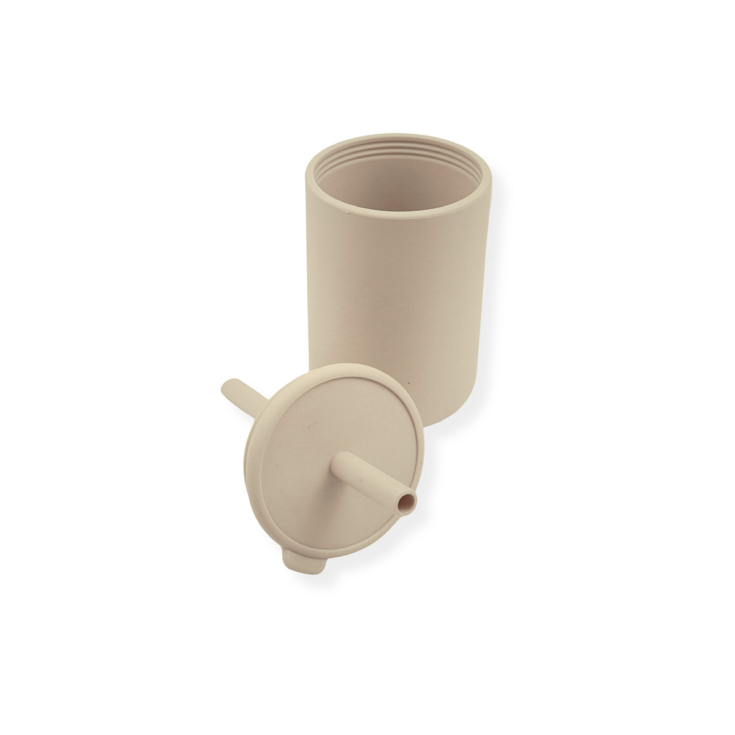 Vaso con popote cilindro | Bone