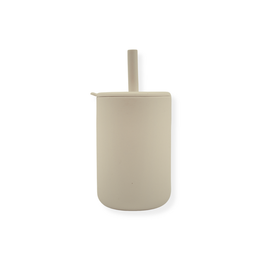 Vaso con popote cilindro | Bone