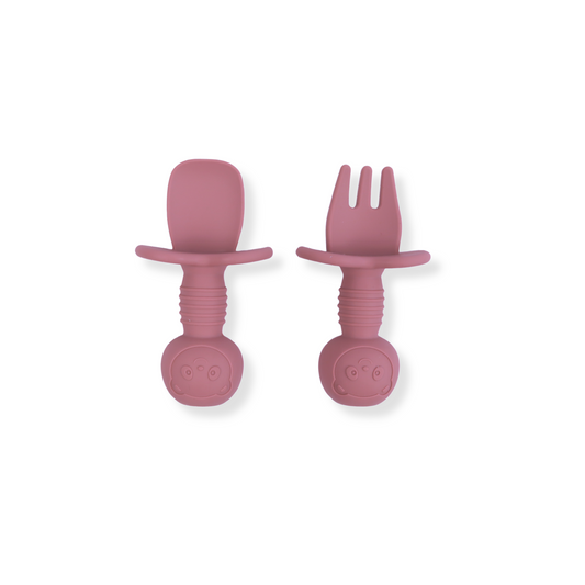 Par de cubiertos tope | Rosewood