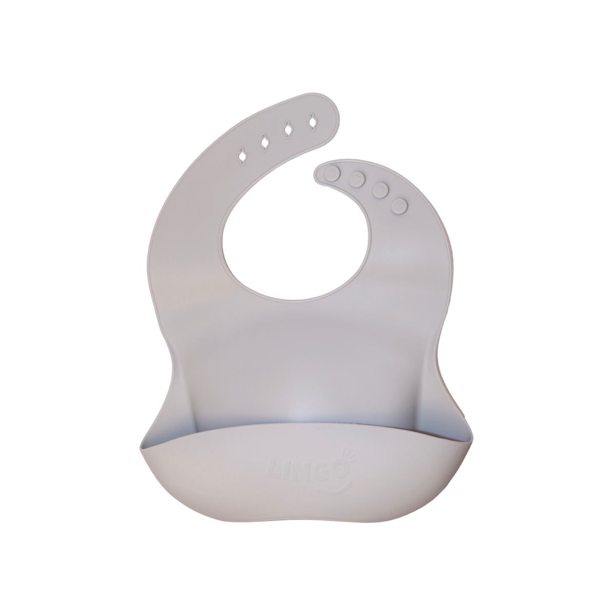 Babero de silicon | Light grey