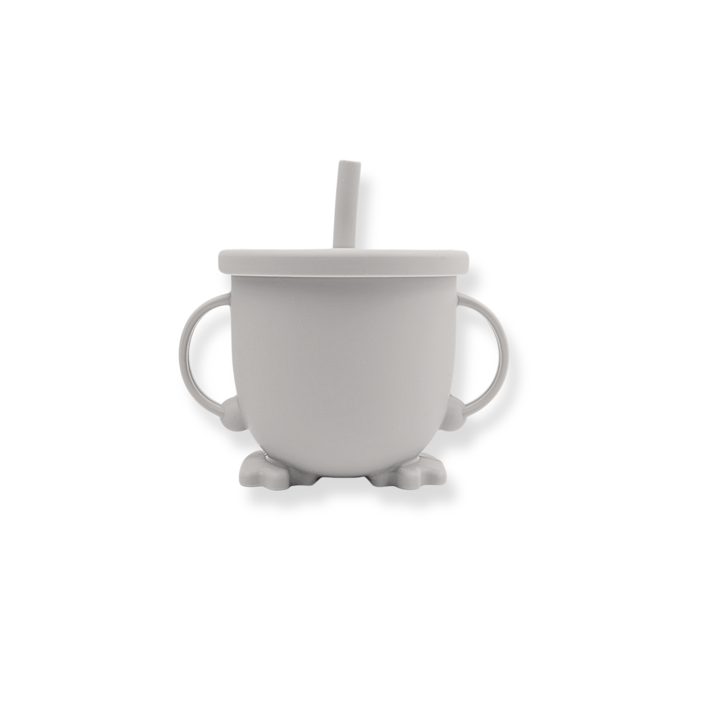 Taza con popote duck | Light grey