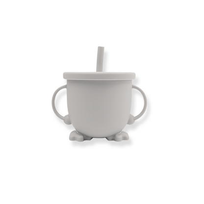 Taza con popote duck | Light grey