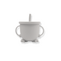 Taza con popote duck | Light grey