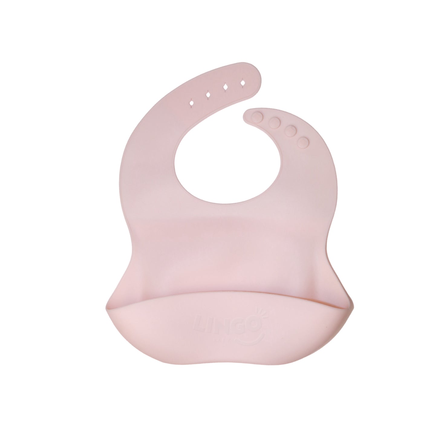 Babero de silicon | Baby pink