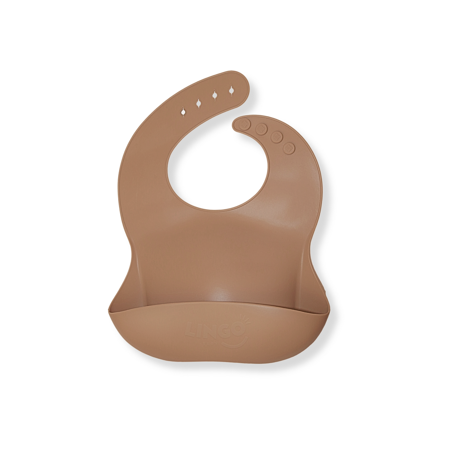 Babero de silicon | Chocolate