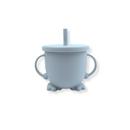 Taza con popote duck | Blue ice