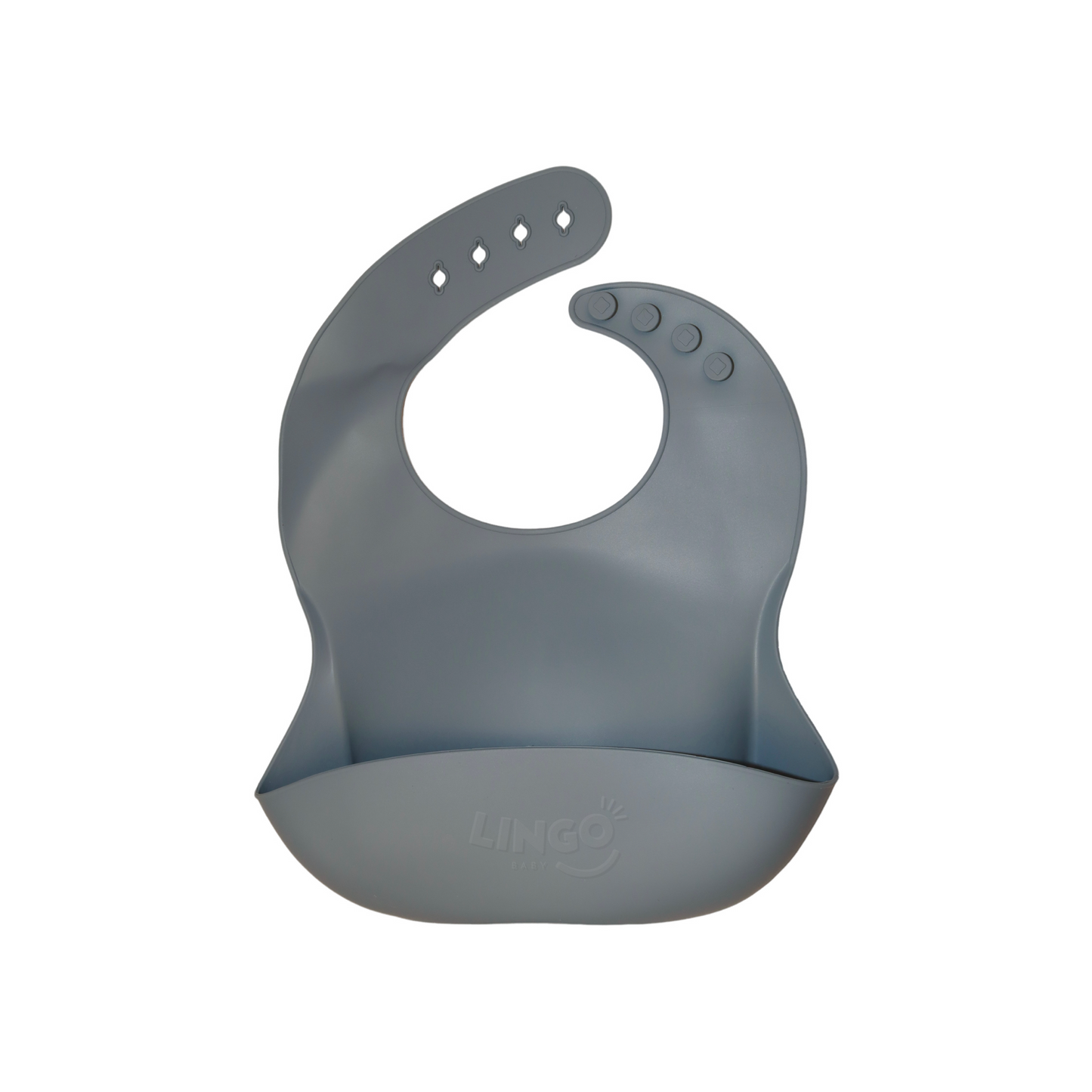 Babero de silicon | Dark grey