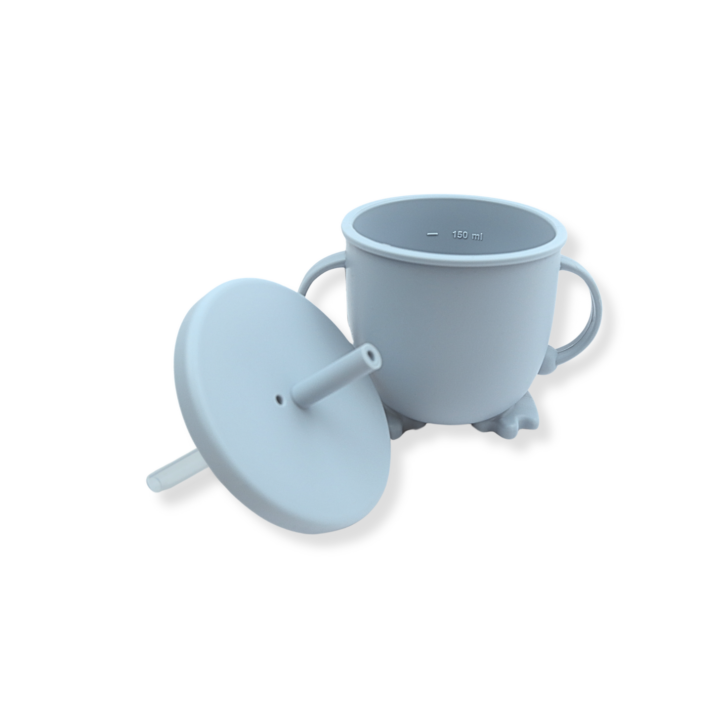 Taza con popote duck | Blue ice