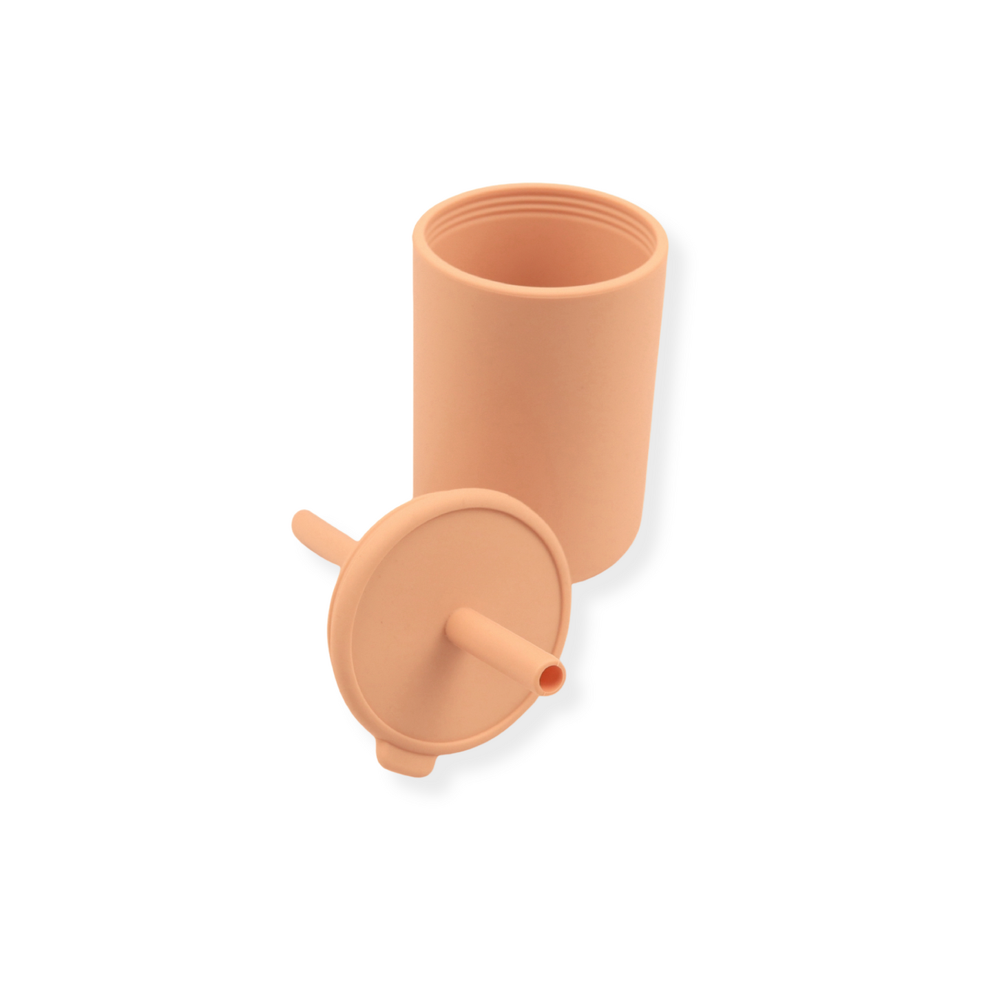 Vaso con popote cilindro | Sunset pink