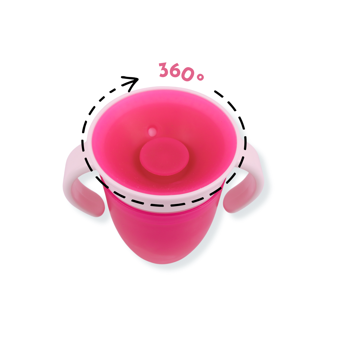 Vaso entrenador 360º | Fucsia