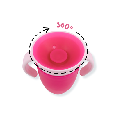 Vaso entrenador 360º | Fucsia
