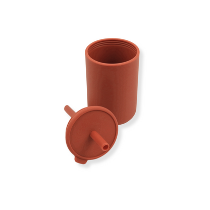 Vaso de silicon cilindro | Terracota