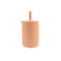 Vaso con popote cilindro | Sunset pink