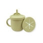 Vaso 3 en 1 (snack + popote sensorial) | Apple